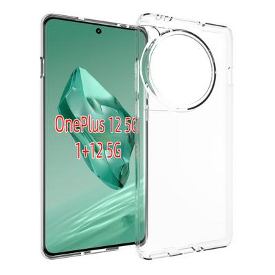For OnePlus 12 Transparent Shockproof Scratch Resistant Soft TPU Back Cover Case
