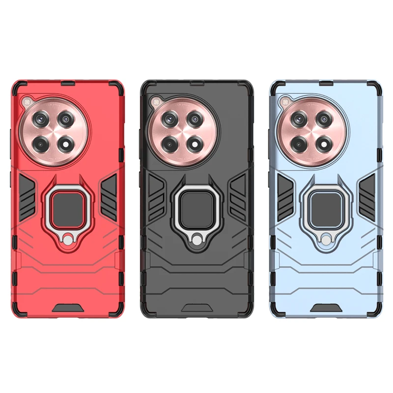 For OnePlus Ace 3 Black Panther 2 in 1 Detachable Magnetic Attraction Shockproof with Stand Hard PC + Soft TPU Back Cover Case