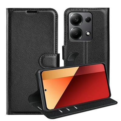 For Xiaomi Redmi Note 13 Pro 4G / Poco M6 Pro 4G Pattern Single Folded Edge Folio Flip Leather Wallet Phone Case