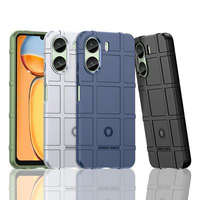 For Xiaomi Redmi 13C Rugged Shield Detachable Shockproof Frosted All-Inclusive Flexible TPU Cover Case