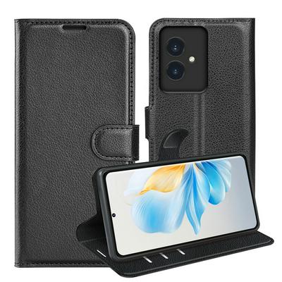 For Honor 100 5G Pattern Single Folded Edge Folio Flip Leather Wallet Phone Case