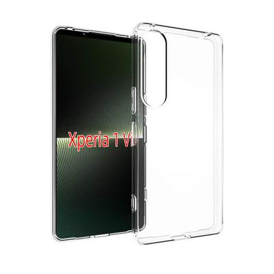 For Sony Xperia 1 VI Transparent Shockproof Scratch Resistant Soft TPU Back Cover Case