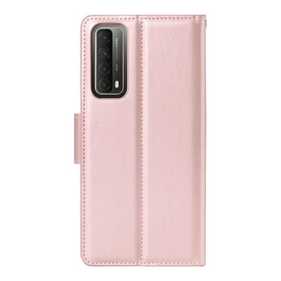 Huawei Psmart 2021/Y7a/Enjoy 20 SE Mercury Hanman Mill Series Shockproof Side Flip PU Leather + Soft TPU Card Slots Picture Frame with Stand and Magnetic Buckle Wallet Case