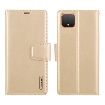 Google Pixel 4 XL Mercury Hanman Mill Series Shockproof Side Flip PU Leather + Soft TPU Card Slots Picture Frame with Stand and Magnetic Buckle Wallet Case