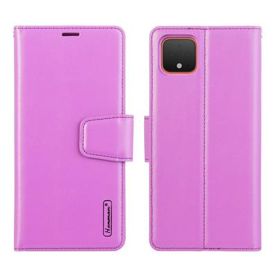 Google Pixel 4 Mercury Hanman Mill Series Shockproof Side Flip PU Leather + Soft TPU Card Slots Picture Frame with Stand and Magnetic Buckle Wallet Case