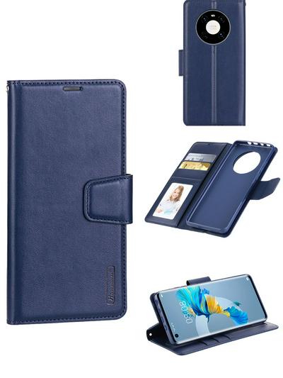 Huawei Mate 40 Mercury Hanman Mill Series Shockproof Side Flip PU Leather + Soft TPU Card Slots Picture Frame with Stand and Magnetic Buckle Wallet Case