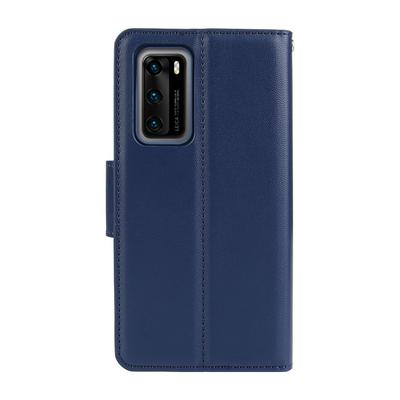 Huawei P40 Mercury Hanman Mill Series Shockproof Side Flip PU Leather + Soft TPU Card Slots Picture Frame with Stand and Magnetic Buckle Wallet Case