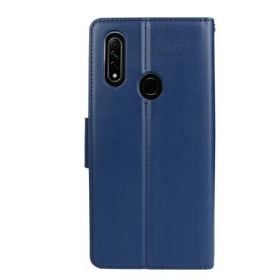 Oppo A31/A8 Mercury Hanman Mill Series Shockproof Side Flip PU Leather + Soft TPU Card Slots Picture Frame with Stand and Magnetic Buckle Wallet Case