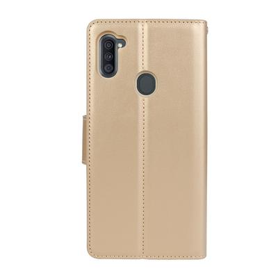 Samsung Galaxy A11/M11 Mercury Hanman Mill Series Shockproof Side Flip PU Leather + Soft TPU Card Slots Picture Frame with Stand and Magnetic Buckle Wallet Case