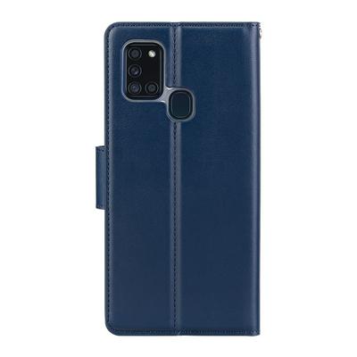 Samsung Galaxy A21S Mercury Hanman Mill Series Shockproof Side Flip PU Leather + Soft TPU Card Slots Picture Frame with Stand and Magnetic Buckle Wallet Case