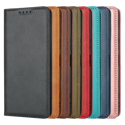 For Sony Xperia 5 IV Magnetic Closure Lychee Pattern Shockproof Flip Leather Case with Card Slot & Stand Function