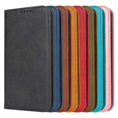 For Samsung Galaxy S24 Magnetic Closure Lychee Pattern Shockproof Flip Leather Case with Card Slot & Stand Function