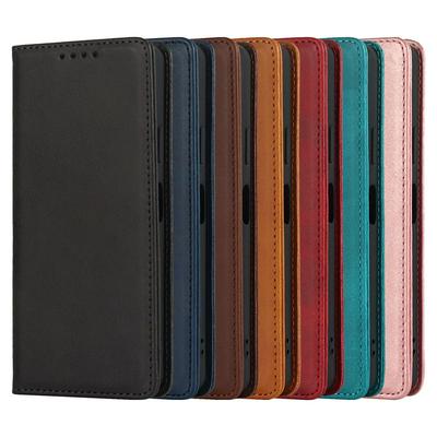For Sony Xperia 10 IV Magnetic Closure Lychee Pattern Shockproof Flip Leather Case with Card Slot & Stand Function