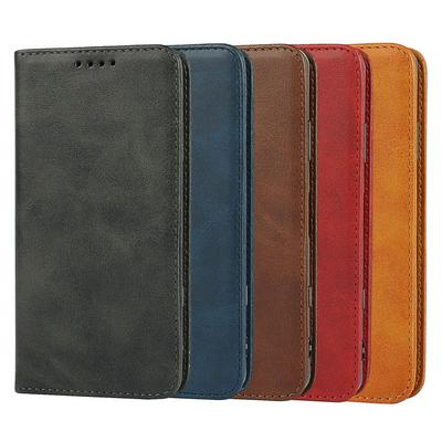 For Sony Xperia Ace 2 Magnetic Closure Lychee Pattern Shockproof Flip Leather Case with Card Slot & Stand Function