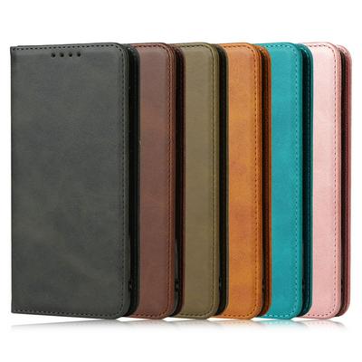 For Oneplus Nord 2 5G Magnetic Closure Lychee Pattern Shockproof Flip Leather Case with Card Slot & Stand Function