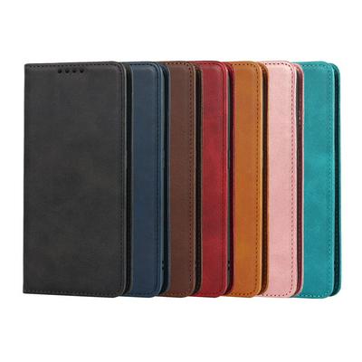 For Oneplus Nord CE 2 5G Magnetic Closure Lychee Pattern Shockproof Flip Leather Case with Card Slot & Stand Function