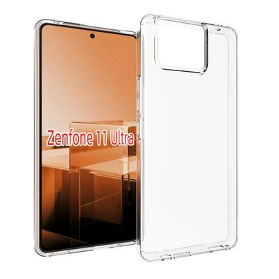 For Asus Zenfone 11 Ultra Transparent Shockproof Scratch Resistant Soft TPU Back Cover Case