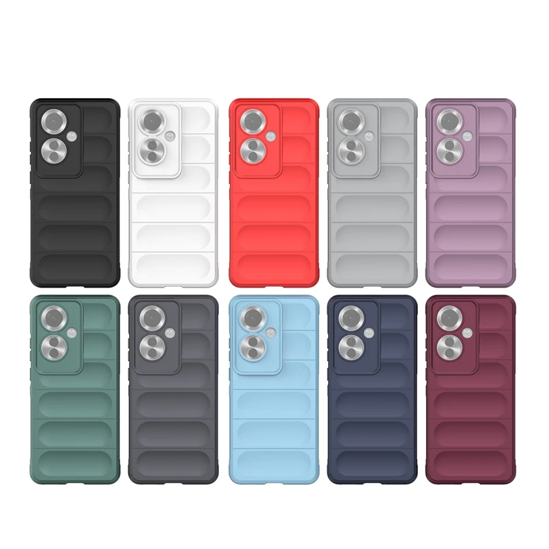 For Oppo Reno 11F/F25 Pro Anti-drop Rugged Cell Phone Case Shockproof TPU Back Cover Protector