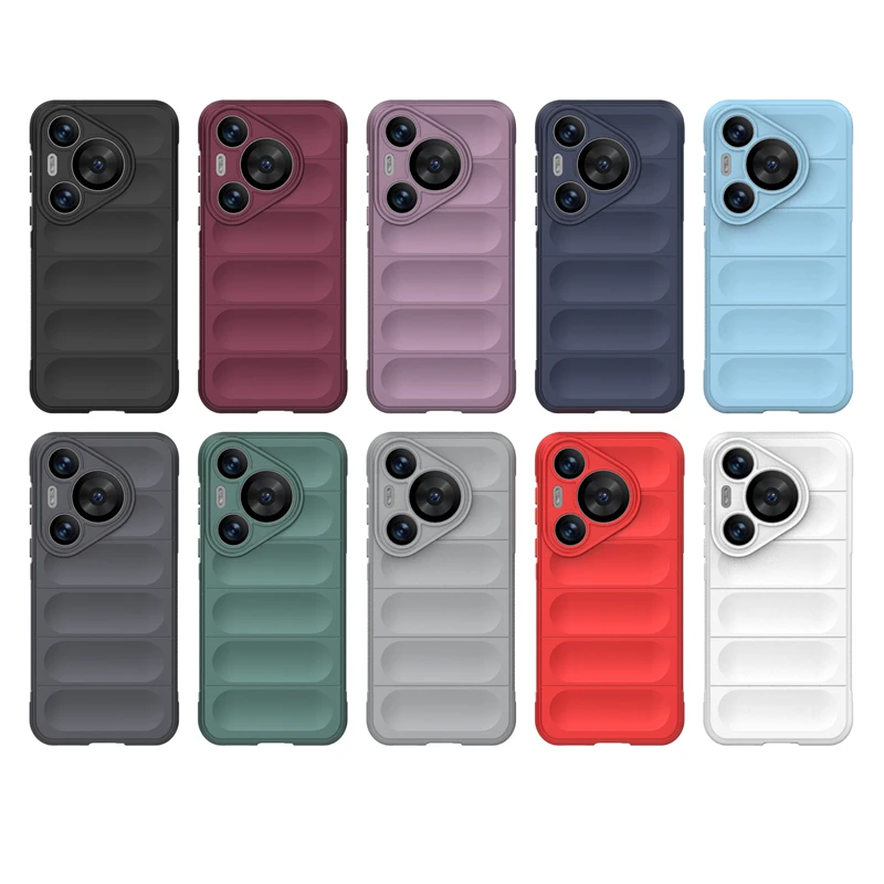 For Huawei Pura 70 Pro Anti-drop Rugged Cell Phone Case Shockproof TPU Back Cover Protector