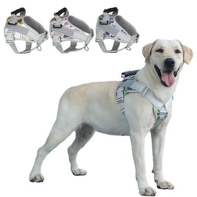 Pet Dog Harness Medium Large Dog Reflective Harness Outdoor Breathable Vest Chest Strap for Dog Pet Walking Accessories