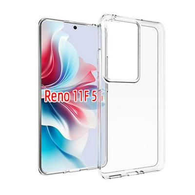 For Oppo Reno 11F Transparent Shockproof Scratch Resistant Soft TPU Back Cover Case