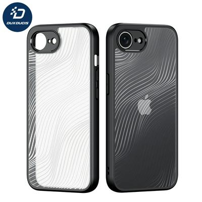 For iPhone SE 2024 Case DUX DUCIS Aimo Series Shockproof PC+TPU Flowing Line Matte Anti-fingerprint Cover for iPhone SE4