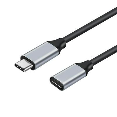 USB 3.1 Type C Cable Extension Cable 3A PD 60W Male to Female Fast Charging 4K 60HZ Video Transmission Cable Cord