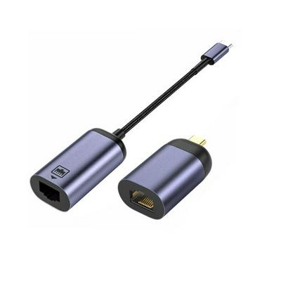 Type C Male to RJ45 Female Converter Portable LAN Network Adapter for Cellphone Laptop