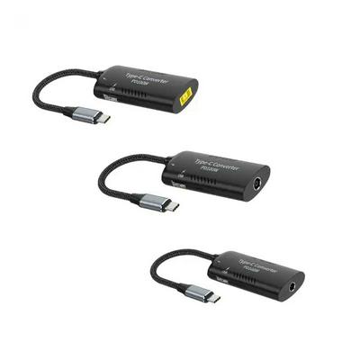 Laptop Power Adapter Converter + Type-C + USB to Type-C Driver Free Multi-function Adapter