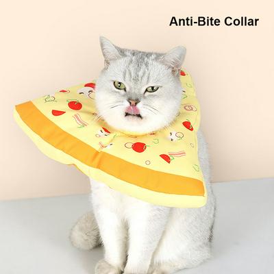 Pet Collar Adjustable Anti-Bite Surgery Anti-Lick Wound Healing Cat Protection Collars Soft Plush Elizabethan Collar