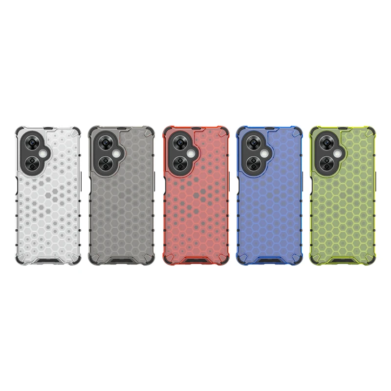For OnePlus Nord N30 5G Honeycomb Textured Well-protected TPU + PC Phone Case Cover