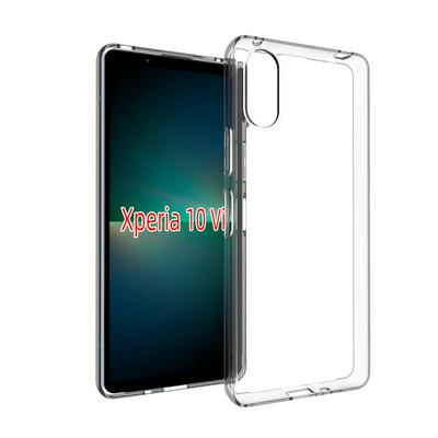 For Sony Xperia 10 VI Transparent Shockproof Scratch Resistant Soft TPU Back Cover Case