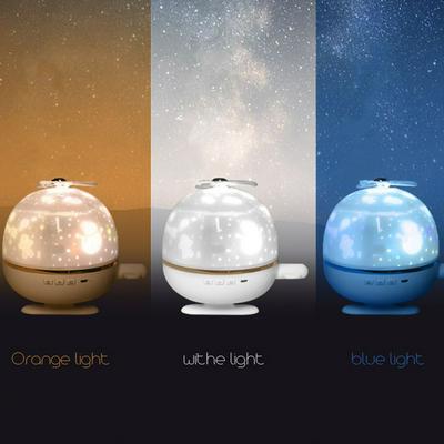 Creative Dream Romantic Starry Sky Lamp Bedroom Living Room Gypsophila Projection Light Automatic Rotating Music Night Light