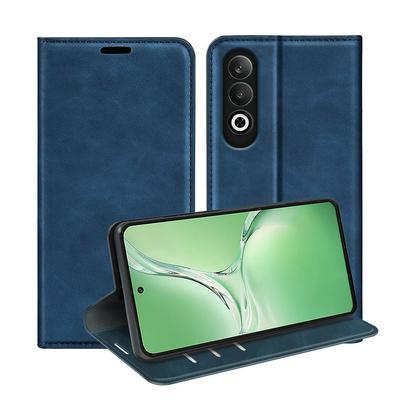 For OnePlus Nord CE 4 Skin Feel Magnetic Attraction Flip Leather Wallet Case with Card Slot and Stand