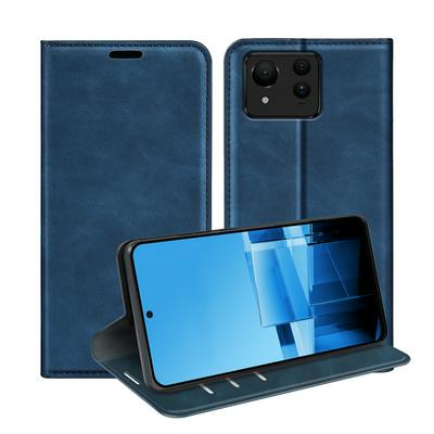 For Asus Zenfone 11 Ultra Skin Feel Magnetic Attraction Flip Leather Wallet Case with Card Slot and Stand