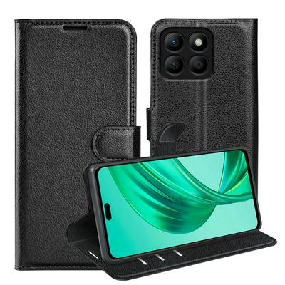 For Honor X8b 4G Pattern Single Folded Edge Folio Flip Leather Wallet Phone Case
