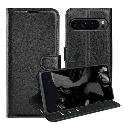 For Google Pixel 9 Pro Pattern Single Folded Edge Folio Flip Leather Wallet Phone Case