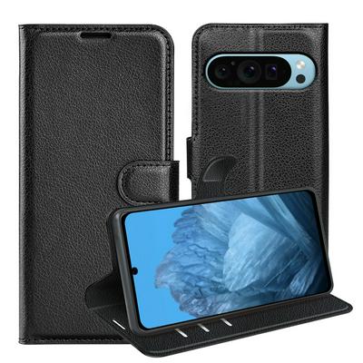For Google Pixel 9 Pattern Single Folded Edge Folio Flip Leather Wallet Phone Case