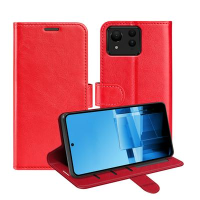 For Asus Zenfone 11 Ultra R64 Pattern Single Folded Edge Folio Flip Leather Wallet Phone Case