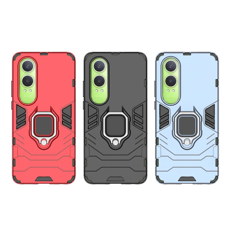 For OnePlus Nord CE 4 Lite Black Panther 2 in 1 Detachable Magnetic Attraction Shockproof with Stand Hard PC + Soft TPU Back Cover Case