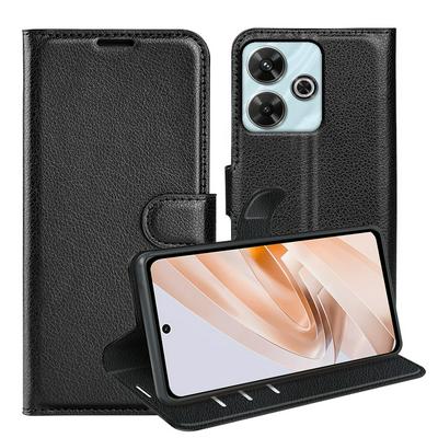 For Xiaomi Redmi 13 4G/Redmi Note 13R 5G/Xiaomi Poco M6 4G Pattern Single Folded Edge Folio Flip Leather Wallet Phone Case