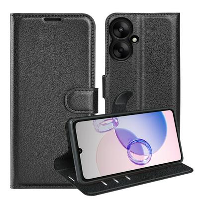 For Xiaomi Redmi 13C 5G/Redmi 13R R64 Pattern Single Folded Edge Folio Flip Leather Wallet Phone Case