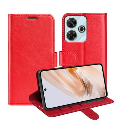 For Xiaomi Redmi 13 4G/Redmi Note 13R 5G/Xiaomi Poco M6 4G R64 Pattern Single Folded Edge Folio Flip Leather Wallet Phone Case