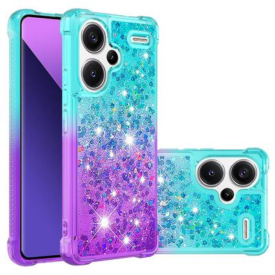 For Xiaomi Redmi Note 13 Pro Plus 5G YB Quicksand Series Liquid Case Gradient Quicksand Soft TPU Protective Shockproof Luxury Cover