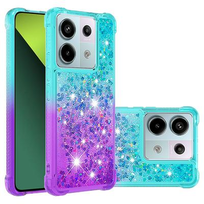 For Xiaomi Redmi Note 13 Pro 5G YB Quicksand Series Liquid Case Gradient Quicksand Soft TPU Protective Shockproof Luxury Cover