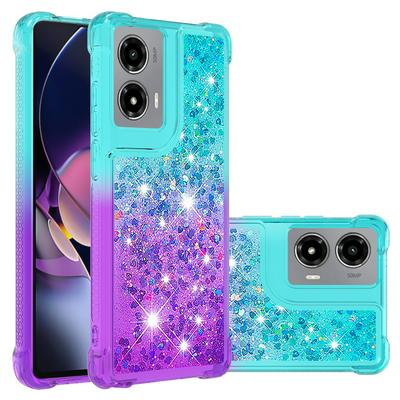 For Motorola Moto G Stylus 5G 2024 YB Quicksand Series Liquid Case Gradient Quicksand Soft TPU Protective Shockproof Luxury Cover