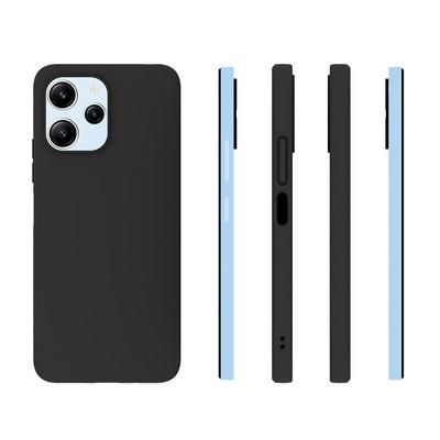 For Xiaomi Redmi 13 4G Black Matte Shockproof Durable Soft TPU Back Cover Phone Case