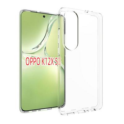 For OnePlus Nord CE 4 Lite / Oppo K12X 5G Transparent Shockproof Scratch Resistant Soft TPU Back Cover Case