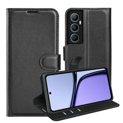 For Oppo Realme C65 4G Pattern Single Folded Edge Folio Flip Leather Wallet Phone Case