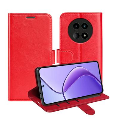 For Oppo Realme 12 5G/Narzo 70X 5G/12X 5G R64 Pattern Single Folded Edge Folio Flip Leather Wallet Phone Case